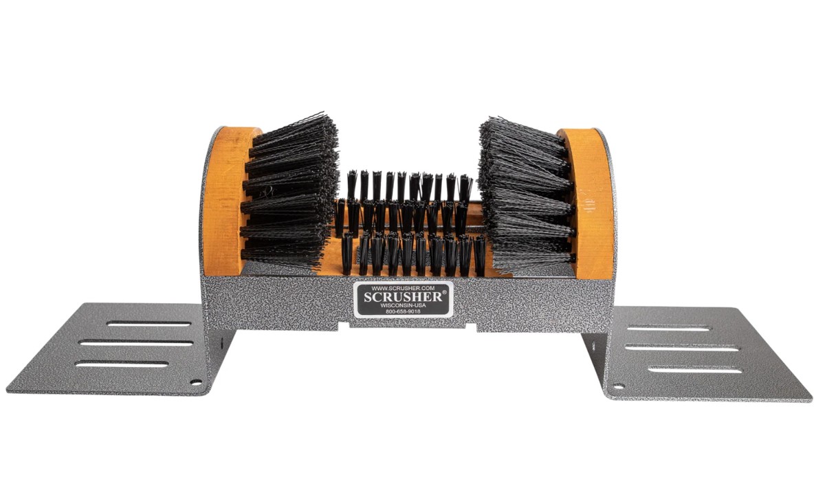 Replacement boot brush with mounting brackets